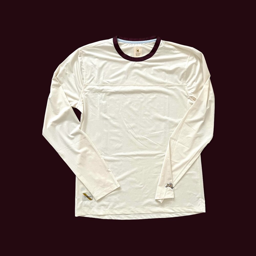 Twilight Long Sleeve SMS - Ivory/Wine